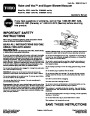 Toro 51574 Rake and Vac Blower/Vacuum Operators Manual, 2007-2011 page 1