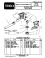 Toro 51549 Rake and Vac Blower Parts Catalog, 2000 page 1