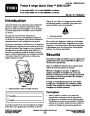 Toro CCR 6053 Quick Clear 38571 38575 Snow Blower Operators Manual, 2008 – French page 1