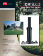 Toro COMMERCIAL Longer Radius Plastic Sprinkler TR70P SERIES Application Large Residential Sprinkler Irrigation Catalog page 1