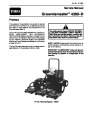 Toro 10178SL Service Manual Groundsmaster 4300 D Preface Publication page 1