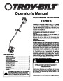 MTD Troy-Bilt TB26TB 4 Cycle Trimmer Lawn Mower Owners Manual page 1