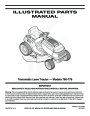 MTD 760 779 Transmatic Lawn Tractor Mower Parts List page 1